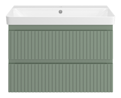 Тумба под раковину Brevita Victory 80 подвесная (зеленая)