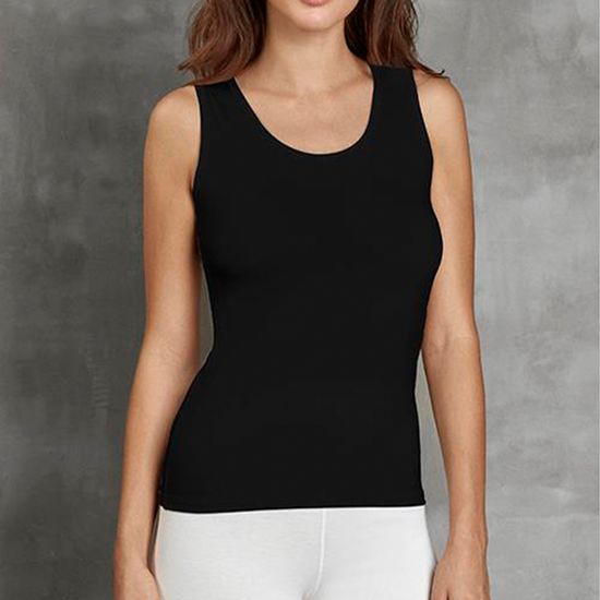 Женская майка черная Doreanse Thermalwear 9573