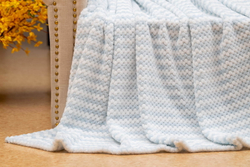 Плед 160х220 Sofi De MarkO Гринда голубой