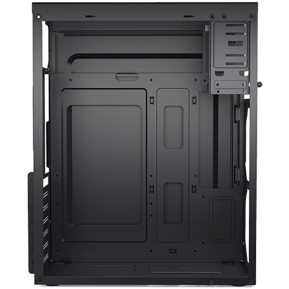 CBR Корпус ATX Miditower J02, c БП PSU-ATX450-12EC (450W/120mm), 2*USB 2.0, HD Audio+Mic, кабель питания 1.2м, Black [PCC-ATX-J02-450W]