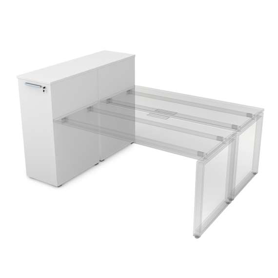 9ТП.002.4 Тумба с выкатной секцией (1435*450*1150)