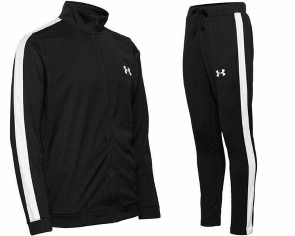 Мужской теннисный костюм Under Armour UA Knit Track Suit - черный