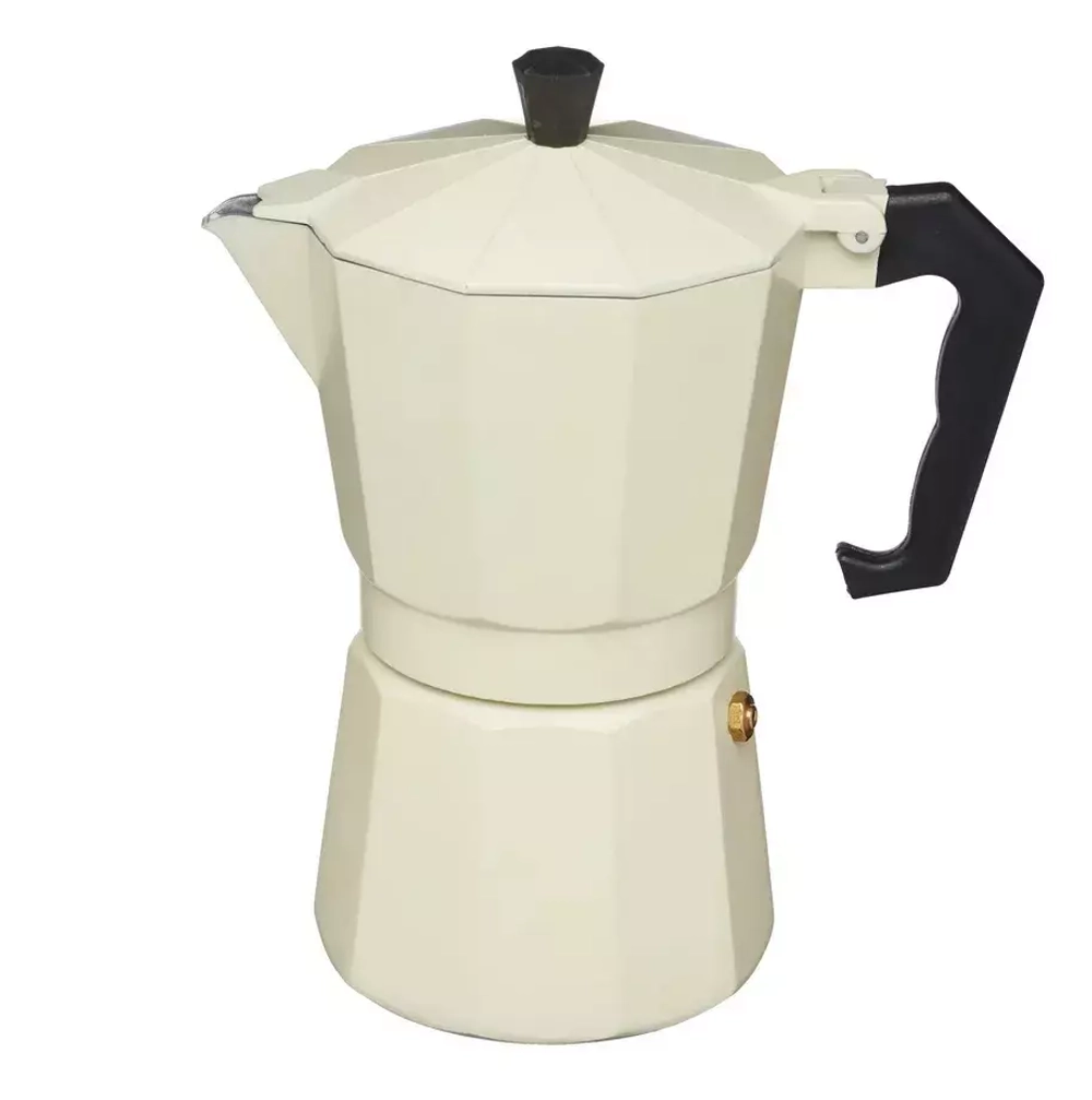Kitchen Craft - Алюминиевая Турка кофеварка под давлением на 6 чашек. / артикул   LX6CUPCRM  / GTIN 5028250567505
