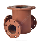 Подставка пожарная фланцевая сталь ППТФ 150x100 Ру10 КЗПО