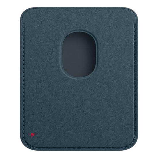 Чехол-бумажник Apple MagSafe для iPhone, кожа, «балтийский синий»