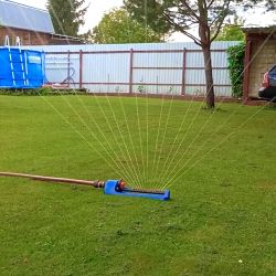 GWOJ12-043 GREEN APPLE Дождеватель, пластиковая туба, 200 квм | GREEN APPLE