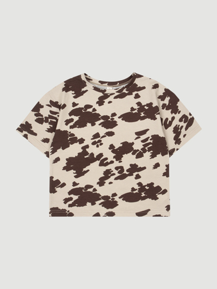 Футболка оверсайз Mjölk Cow Camouflage