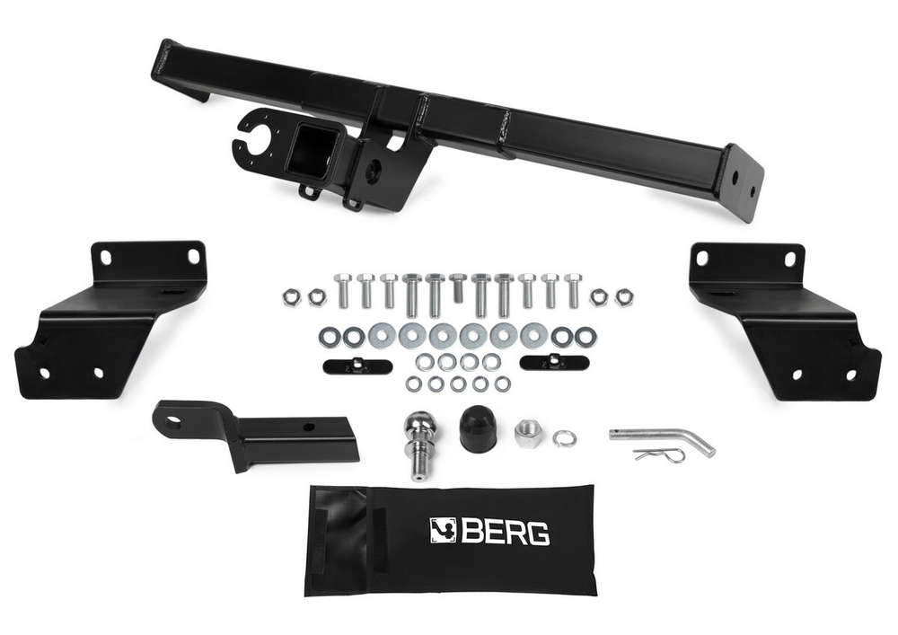 Фаркоп под квадрат c электрикой Smart для Hyundai Creta I, II 2016-2021 2021-н.в., шар E, 1300/75 кг, F.2312.003