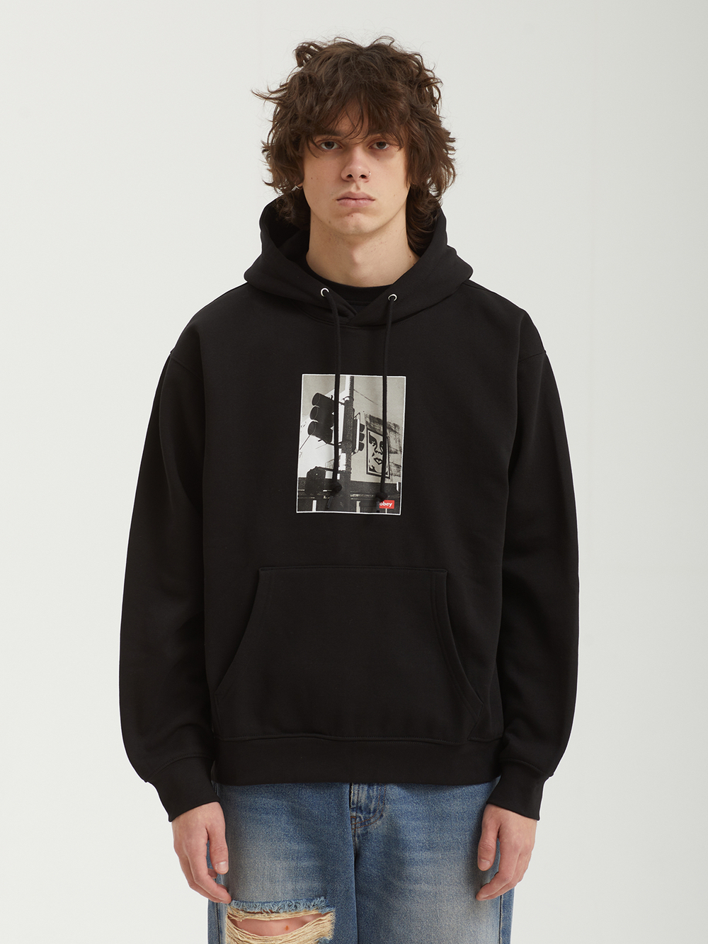 Мужская Толстовка Obey Los Angeles Photo