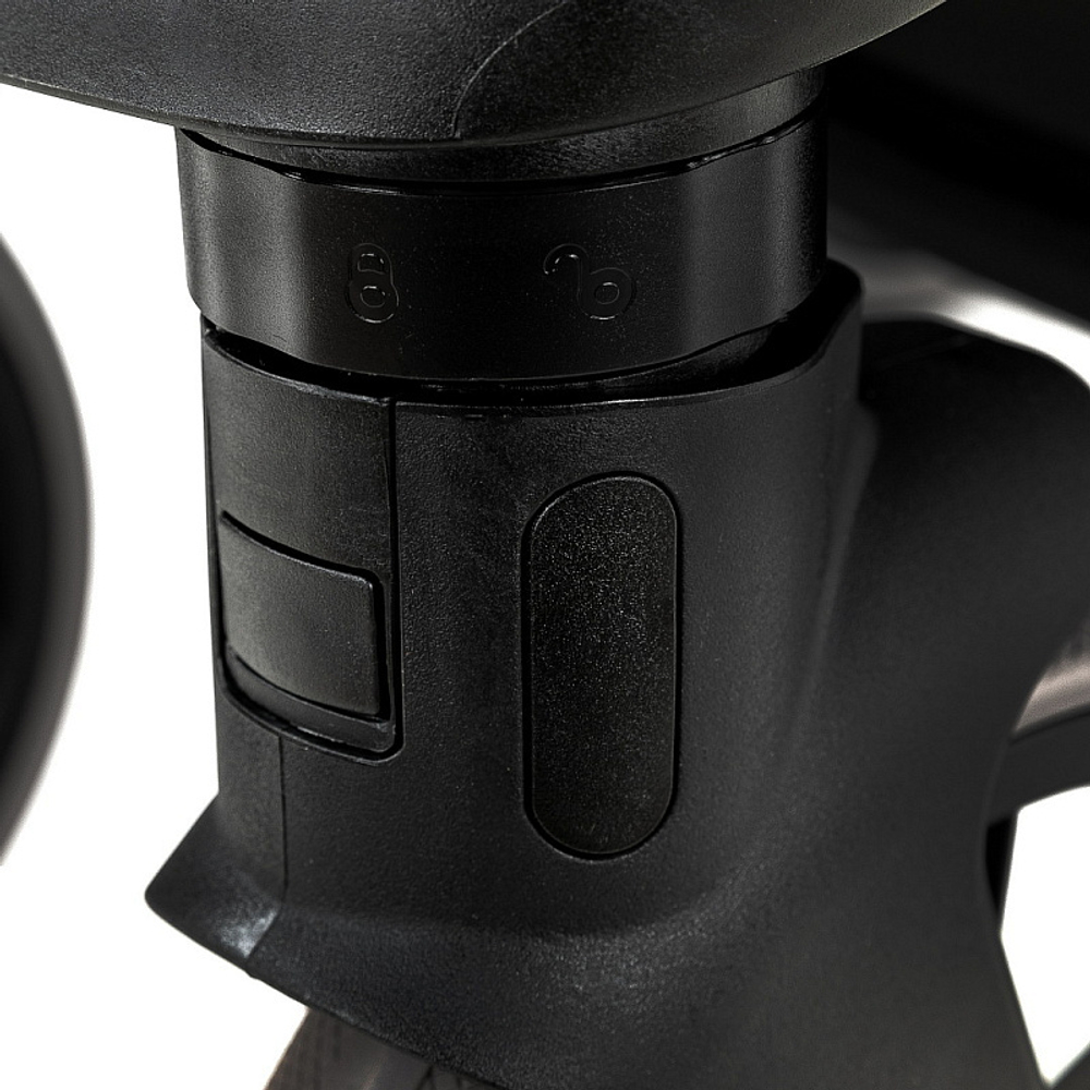 Детская коляска Roan Sol Vintage Luxury 2.0 3 в 1 с автокреслом Tutis Elo Black VIN 05/CB Caviar Black/Nickel/руч.Black