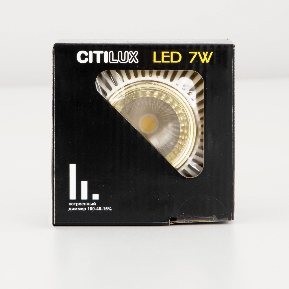 Citilux Дзета CLD042NW2 LED Встраиваемый светильник с диммером