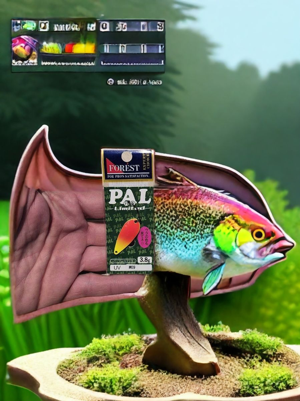 Блесна форелевая FOREST PAL 3,8гр на форель; окуня #09