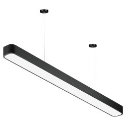 Светильник LED ЭРА Geometria SPO-113-B-40K-036 Block 36Вт 4000К 3000Лм IP40 1200*100*50 черный подвесной драйвер внутри | Декоративные светильники Geometria