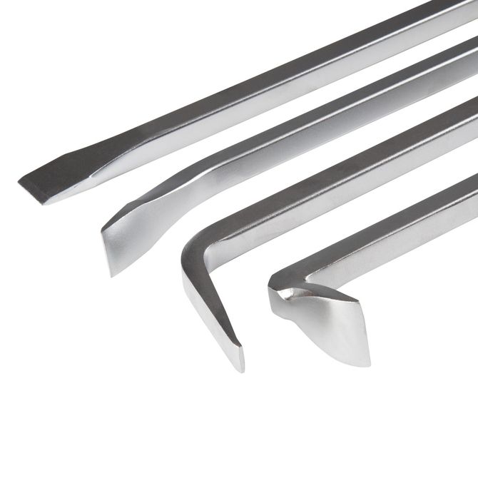 KING TONY (9TK024) Набор слесарных монтировок 625-920 мм, пластиковая рукоятка, 4 предмета