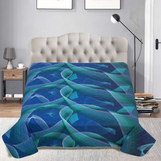 Покрывало-одеяло стеганное Мёбиус поплин 150x215 см