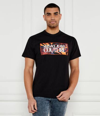 Футболка Versace Jeans Couture - черный(78GAHE04CJ00E)