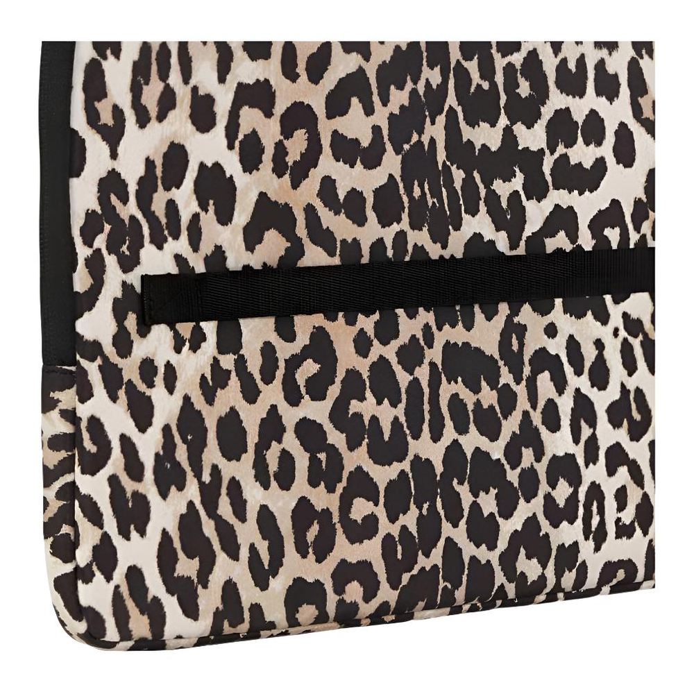 GANNI Recycled Polyester Laptop Bag Unisex Light Umber