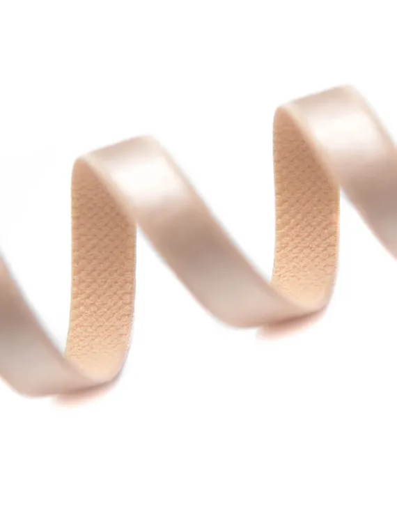 126 740/10 ОПТ Бретель глянец Lauma Fabrics, 10 мм, телесный 126