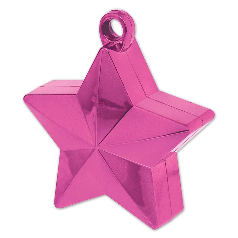 Грузик для шара Звезда 170гр (Розовый)