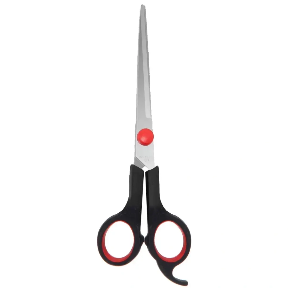 Ножницы универсальные бытовые «ИДЕЯДОМА», с упором для пальца, цвет черный, 18.1см (блистер Селфи)