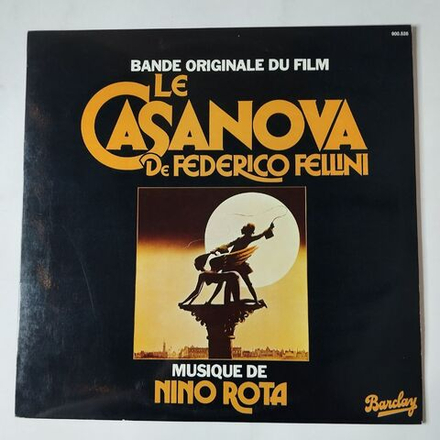 Винтажная виниловая пластинка LP Nino Rota Казанова Федерико Феллини Le Casanova De Federico Fellini (Bande Originale Du Film) (France 1977)