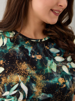 Футболка Фв-107/изумрудный-листьяфэнтези