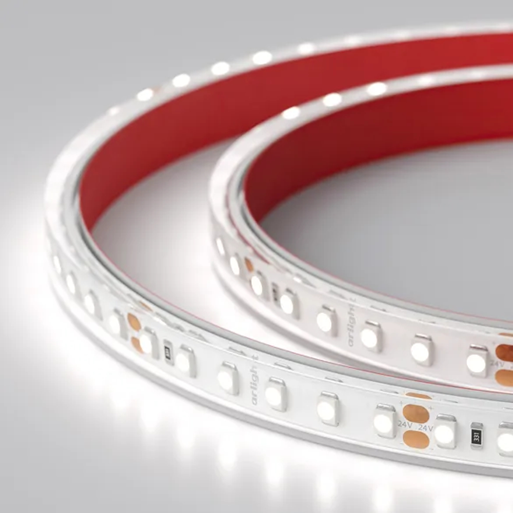 Светодиодная лента герметичная RTW-PS-A120-10mm 24V White6000 (9.6 W/m, IP67, 2835, 5m) (Arlight, 9.6 Вт/м, IP67) 022321(2)