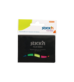 Закладки с л/к 12*45 Stick`n пласт. 5 цв.по 25л. в боксе блистере 21076