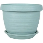 Горшок Толедо, D24, 4,5 л, мята с поддоном цветочный горшок