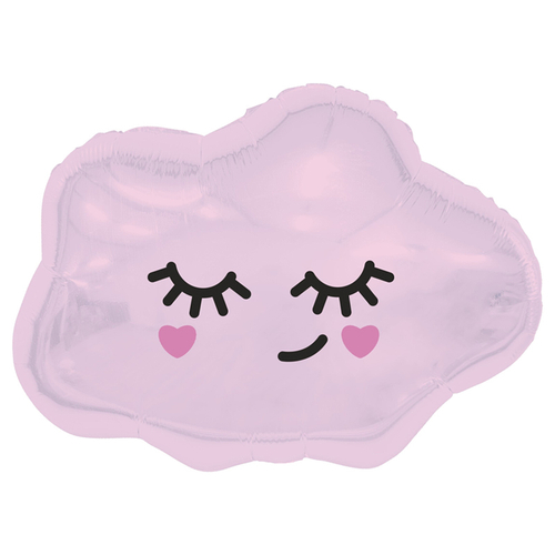 Ag (26''/66 см) Фигура, Облако, Розовый, 1 шт. в уп.