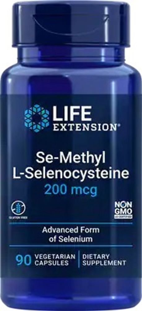 Se-Methyl L-Selenocysteine 200 mcg, 90 vcaps