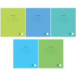 Тетрадь школьная А5 12л линия "Однотонная. Новая школьная" 309845 (Спейс)