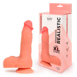 Телесный фаллоимитатор на присоске Bior Toys Erowoman-Eroman Realistic ER-30082