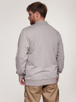 Косоворотка-свитшот Варгградъ мужской светло-серый "Волколак" без начёса