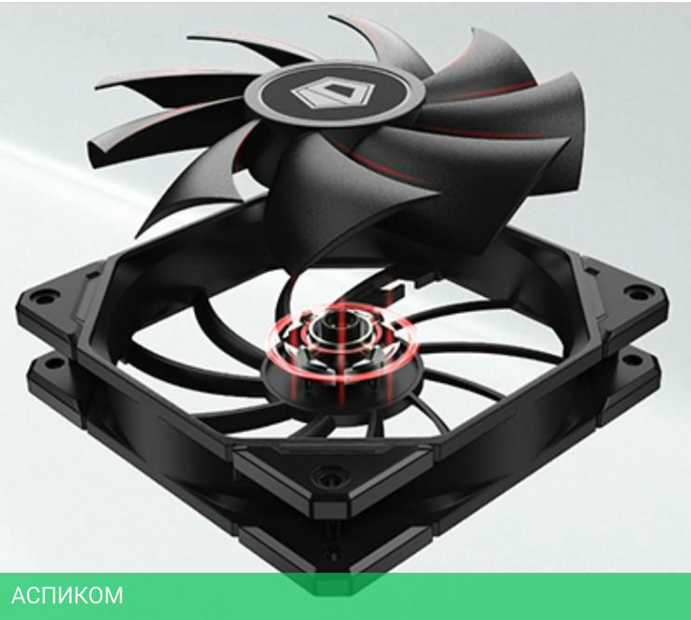 Вентилятор для корпуса ID-Cooling TF-12025-PRO Black