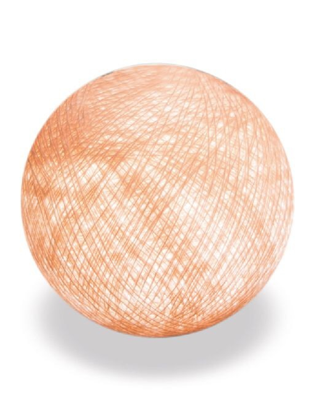 Хлопковый шарик персик