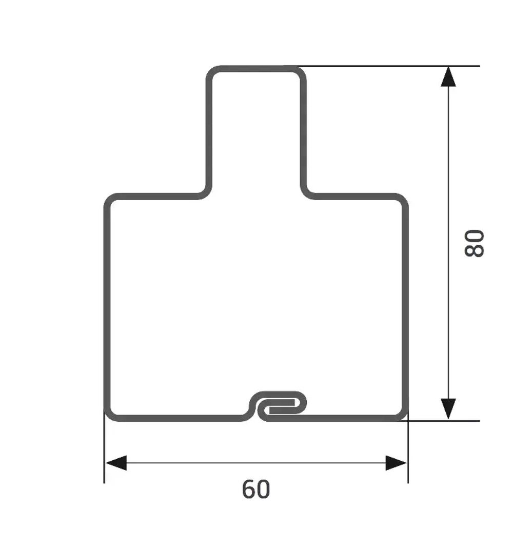 Т-профиль универсальный 80Х60Х1,5