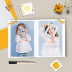 PSD-Шаблон фотокниги "Скетч"