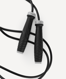 Скакалка RP-601 ПВХ, с утяжелителями, 3 м, черный