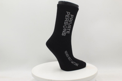 PP LOGO SOCKS BLACK
