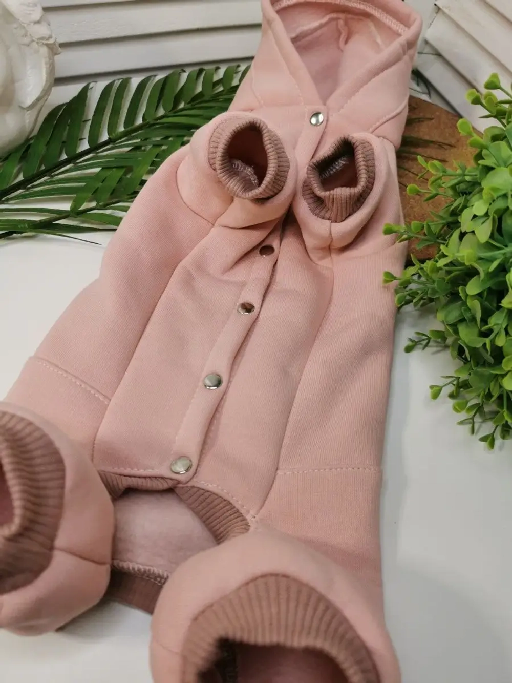 Комбинезон для собак и кошек из футера, костюм для собак