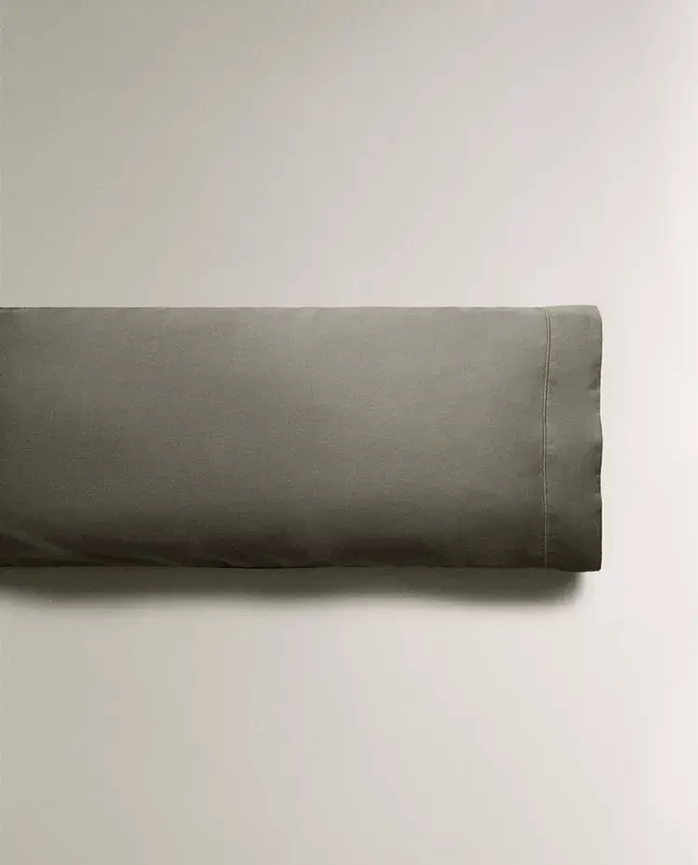 ZARA HOME (300 НИТЕЙ) НАВОЛОЧКА ИЗ ХЛОПКА, ЗЕЛЕНЫЙ