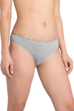 Трусики-слипы с узкой брендированной резинкой (Размер: M) (Цвет: белый)