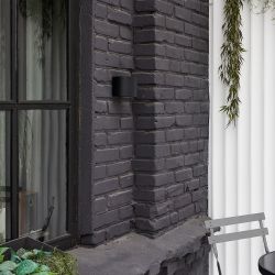 ULU-S56B-2x3W-3000K+4000K+6000K IP65 BLACK Светильник светодиодный уличный. Архитектурный накладной. С переключателем цвета свечения. Теплый3000K-Белый4000K-Дневной6000K. Корпус черный. TM Uniel