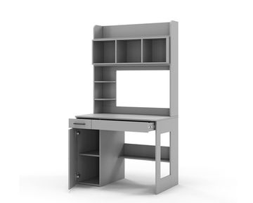 Стол письменный АРТ-ЛАВОРО /1000*1800*603/ левый дуб выбеленный / венге