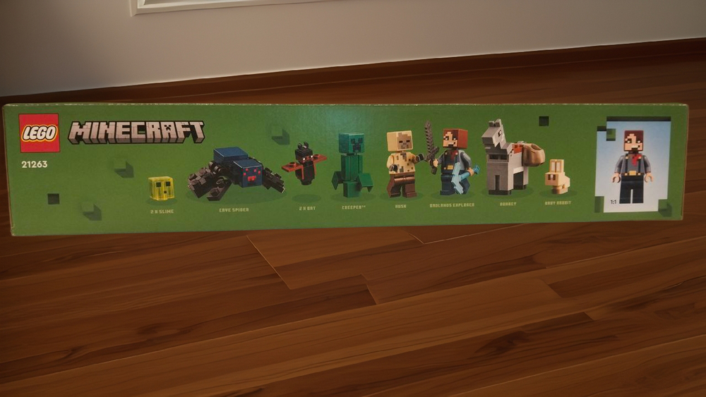 LEGO Minecraft 21263 «Шахта в Пустоши» — ресурсы, руды и моб-битвы