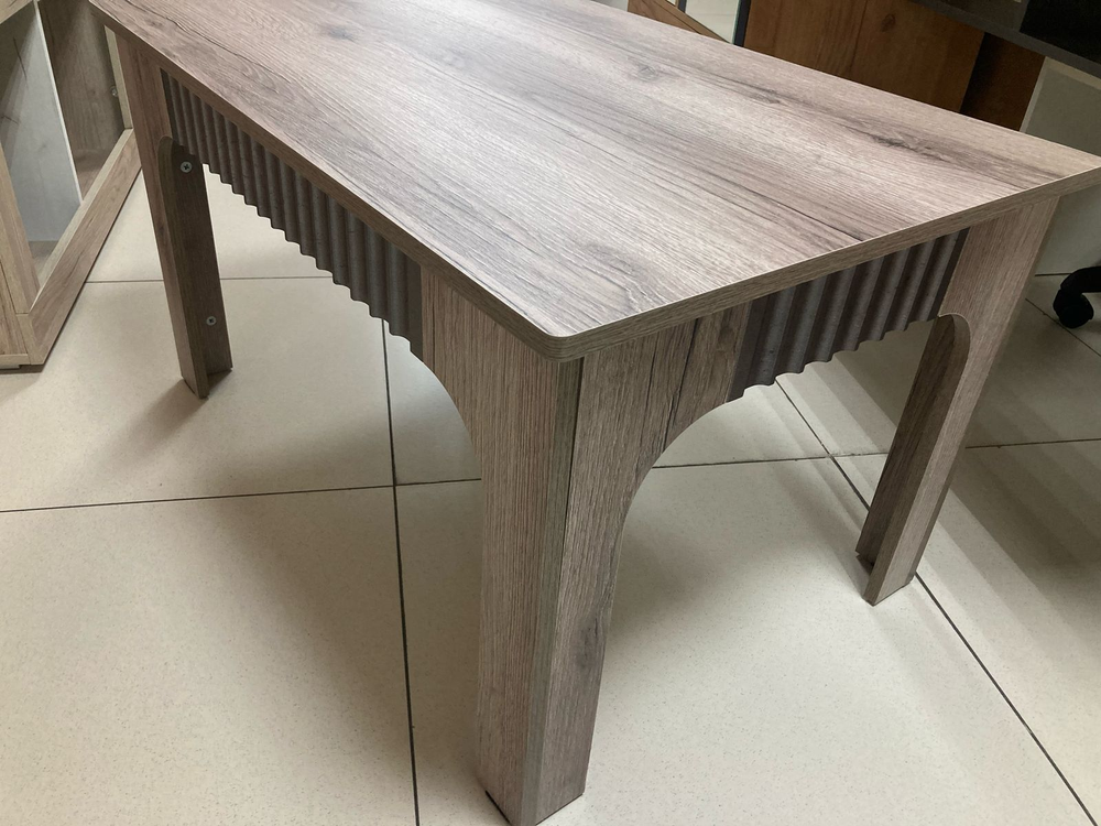 Стол журнальный Ольга-3 Дуб делано серый/сильвер Пэлас