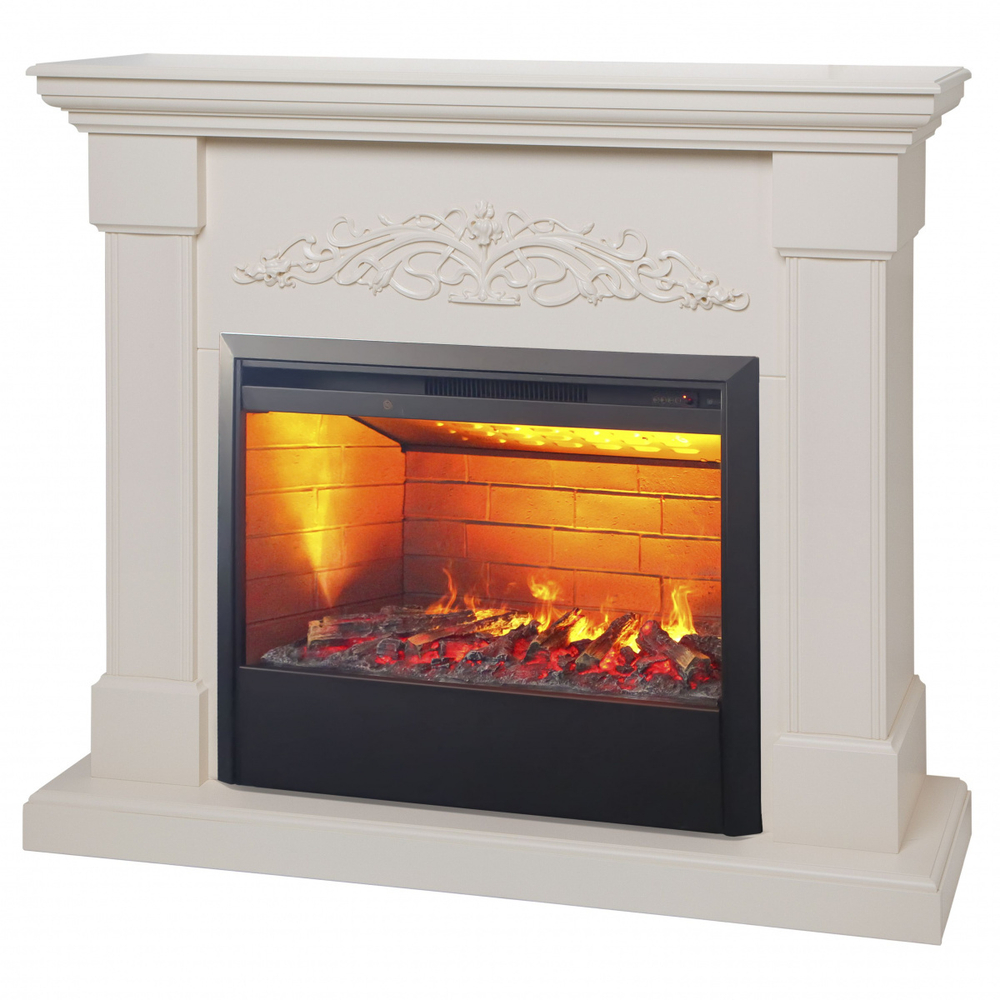 Электрокамин RealFlame Ofelia 26 BG орхидея с очагом Helios 26