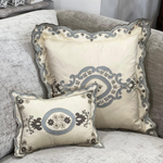 Подушка шёлковая 46х46 см, ручной работы