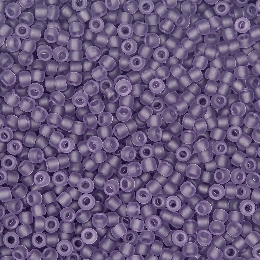 Японский бисер TOHO Round 11/0 (№19F), прозрачный матовый